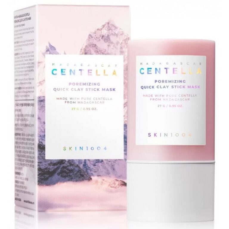 SKIN1004 Madagascar Centella Poremizing Quick Clay Stick Mask 27g — Korean no-mess clay stick mask with pure Centella for pore minimising, oil control and skin clarifying