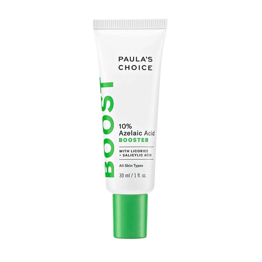 Paula's Choice 10% Azelaic Acid Booster 30ml — multi-tasking brightening treatment with Licorice Extract and Salicylic Acid for dark spots, redness, acne and hyperpigmentation 30ml