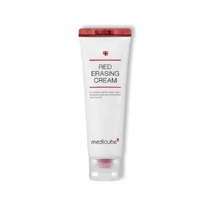 Medicube Red Erasing Cream — Korean acne spot treatment cream that calms active blemish redness and soothes irritated acne-prone skin without clogging pores 50ml
