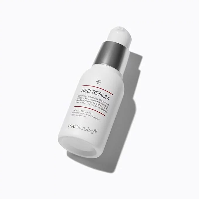 Medicube Red Serum — non-comedogenic Korean hydrating serum with certified ingredients for daily acne-safe skin hydration care for blemish-prone skin 55ml

