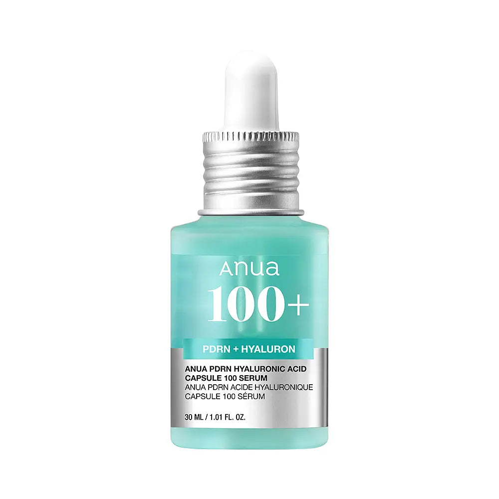 Anua PDRN Hyaluronic Acid Capsule 100 Serum 30ml — Korean skin repair and deep hydration serum with PDRN and 100+ hyaluronic acid capsules for plump, restored skin