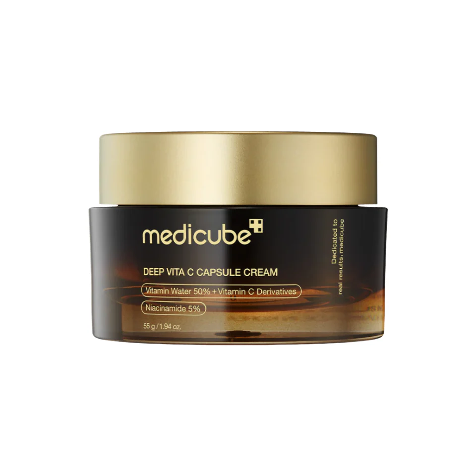 Medicube Deep Vita C Capsule Cream  55g · Vitamin Water 50% + Vitamin C Derivatives · Niacinamide 5%