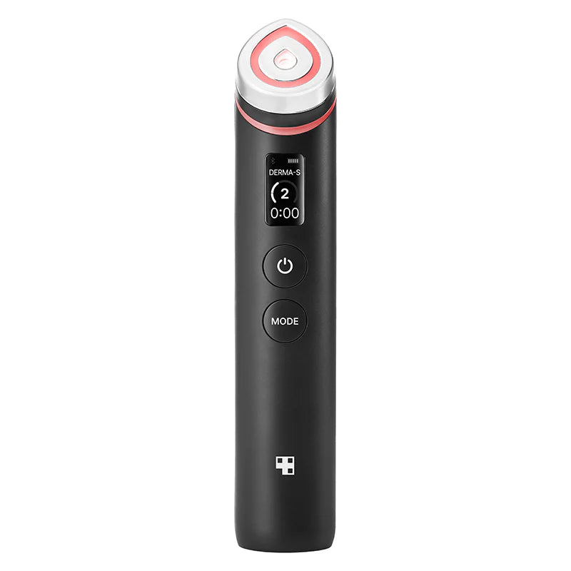 Medicube AGE-R ATS Air Shot — Korean needle-free pore care beauty device that boosts skincare absorption by 432% and tightens enlarged pores with electric micro-stimulation Black
