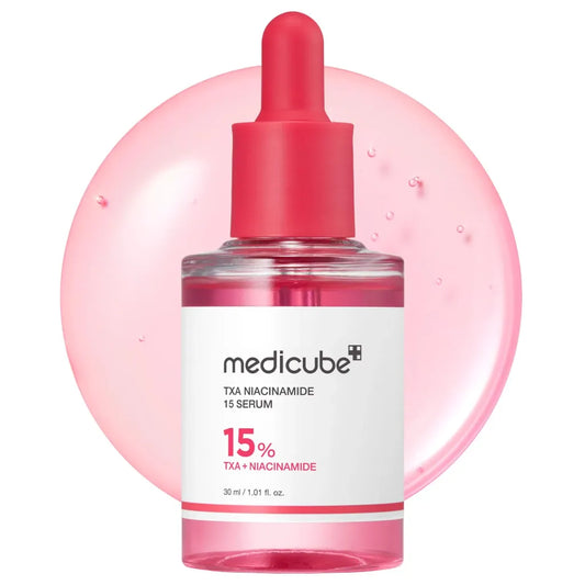 Medicube TXA Niacinamide 15 Serum 30ml — high-concentration 15% TXA and Niacinamide Korean brightening serum for dark spots, melasma and hyperpigmentation
