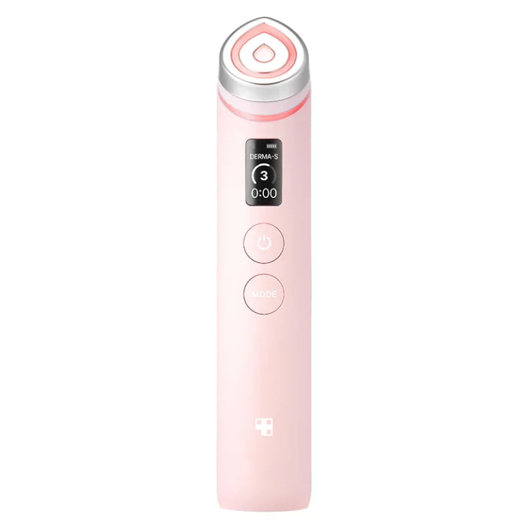 Medicube AGE-R ATS Air Shot — Korean needle-free pore care beauty device that boosts skincare absorption by 432% and tightens enlarged pores with electric micro-stimulation Pink