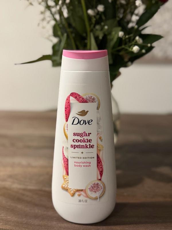 Dove Sugar Cookie Sprinkle Nourishing Body Wash Limited Edition — sweet-scented moisturising body wash with Dove's nourishing formula for soft, hydrated skin
