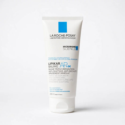 La Roche-Posay Lipikar Baume AP+M 200ml — triple-action eczema balm with Microbiome Science for immediate soothing, anti-scratching and flare-up prevention for eczema-prone and dry skin, safe for newborns
