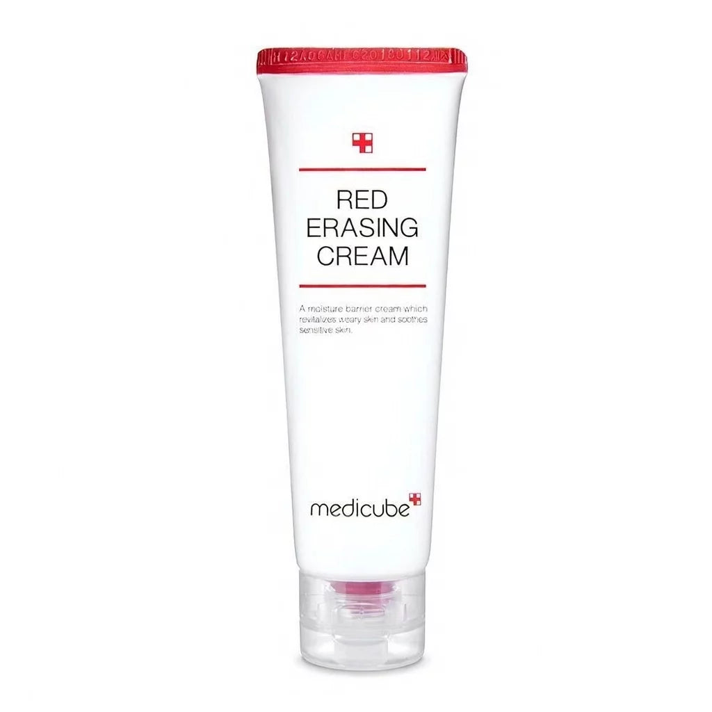 Medicube Red Erasing Cream — Korean acne spot treatment cream that calms active blemish redness and soothes irritated acne-prone skin without clogging pores 100ml