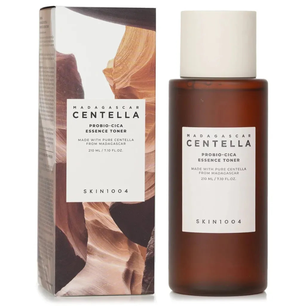 SKIN1004 Madagascar Centella Probio-Cica Essence Toner 210ml — Korean probiotic Centella essence toner supporting skin microbiome, calming redness and hydrating sensitive skin
