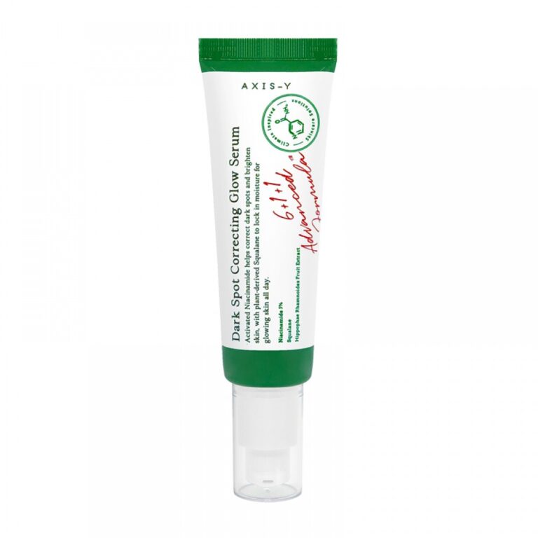 AXIS-Y Dark Spot Correcting Glow Serum — Korean brightening serum with Activated Niacinamide 5%, Hippophae Rhamnoides Fruit Extract and Squalane for dark spot correction and all-day glow
